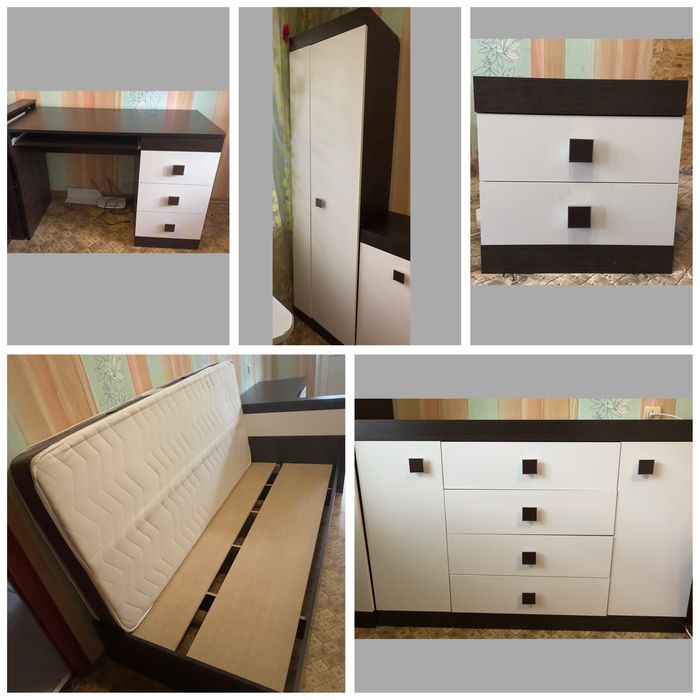 Меблі в кімнату для диьячої ліжко тумба комод письмовий стіл шафа