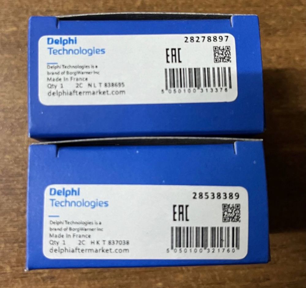 Клапан форсунки Delphi Euro III 28538389, 28278897 (Аналог) Турция
