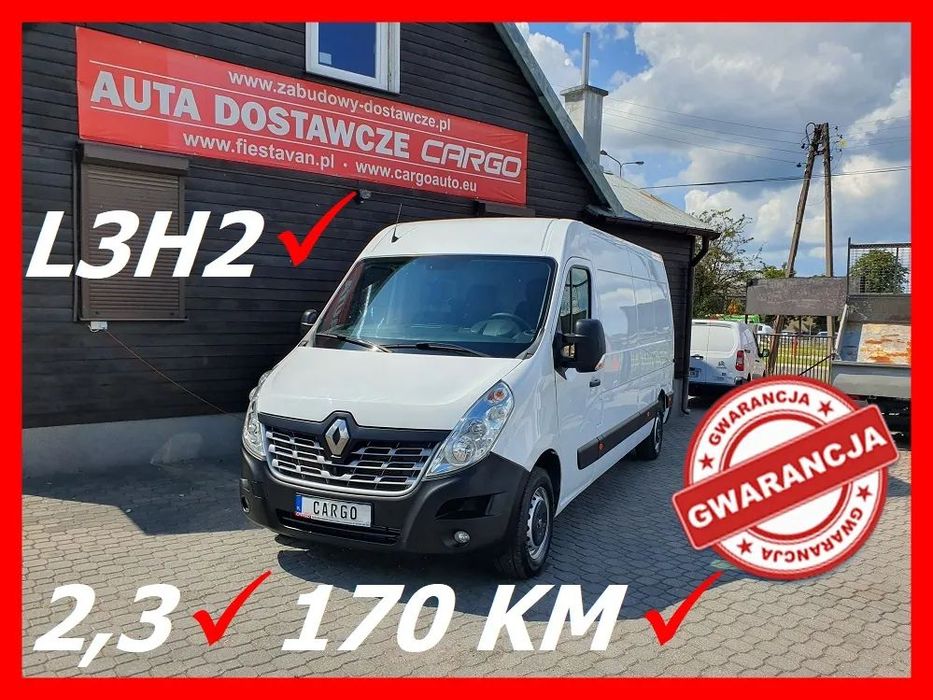Renault Master  L3H2 2,3 170km Max Maxi GPS Klima Tempomat Tylne Drzwi 270
