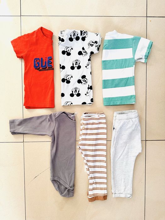 Zestaw ubrań chlopięcych 86/92 Zara i inne