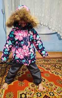 Зімній термо костюм комбінезон lassye для дівчинки .