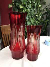 Ваза- вазы- рубиновое стекло