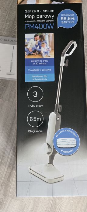 Mop parowy Götze Jensen - PM400W, Nowy, okazja
