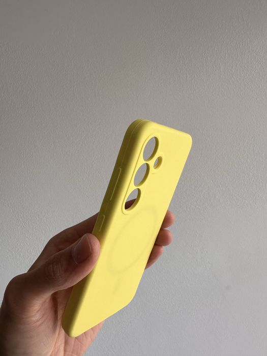 Etui silikon 2mm MagSafe żółte do SAMSUNG GALAXY S25