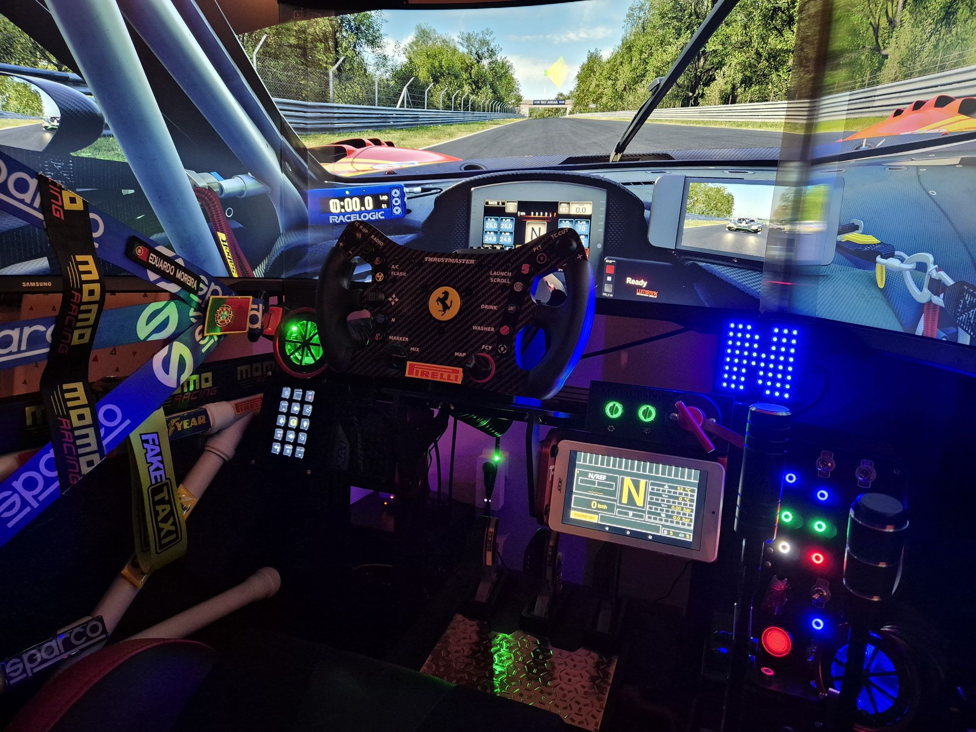 Cockpit Simulador Profissional unico em Portugal