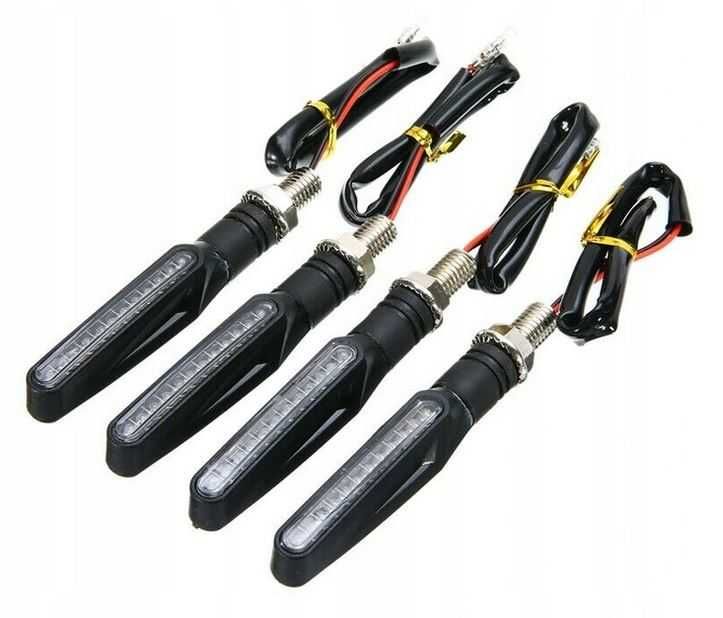 Dynamiczne kierunkowskazy 12 LED - 4 SZTUKI + przerywacz