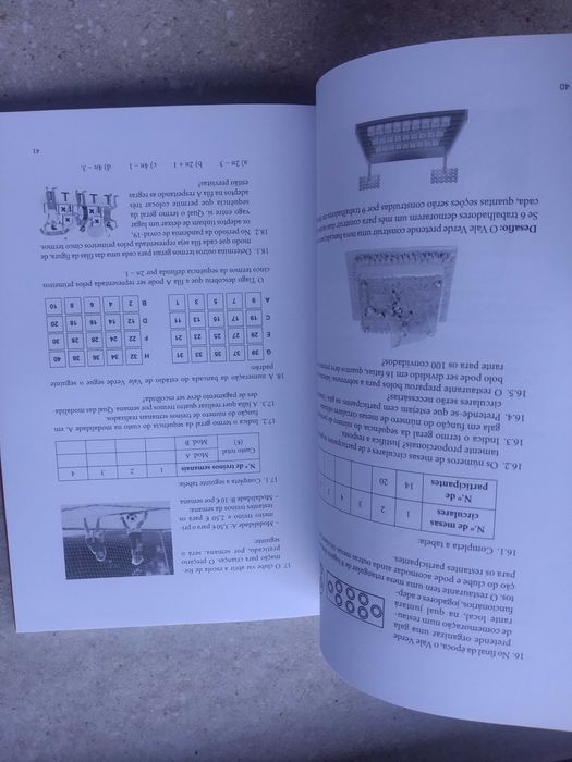Livro de matemática 6° ano: Não fiques fora e jogo na matemática.