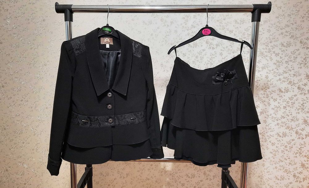 Костюм школьный Lakshmi Mix р. 34 рост 140 см пиджак юбка форма