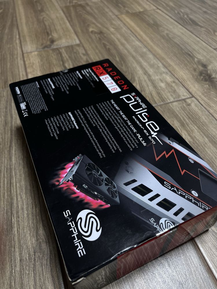 Sapphire Radeon RX 570 Pulse OC 4GB GDDR5 (256bit)