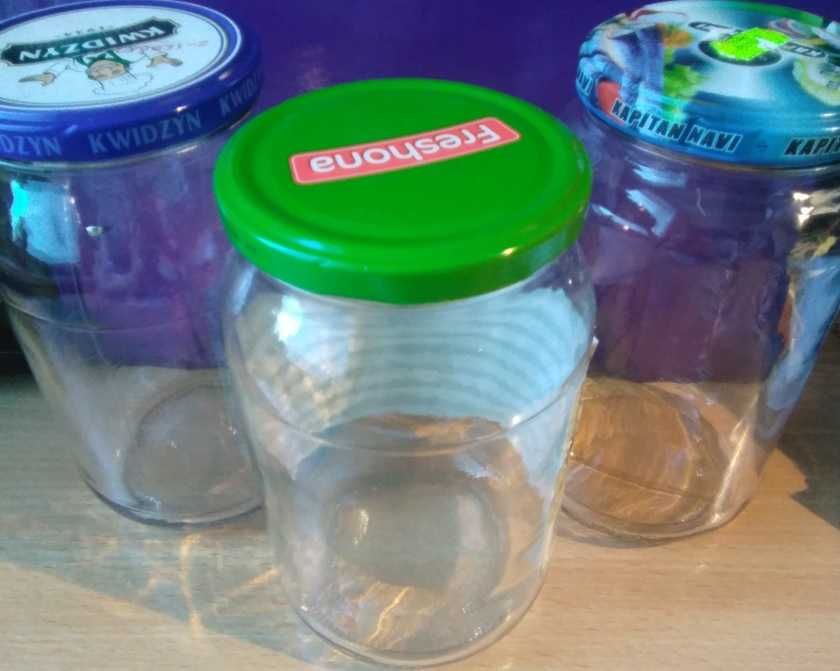 Słoiki pojemność ok. 1 l