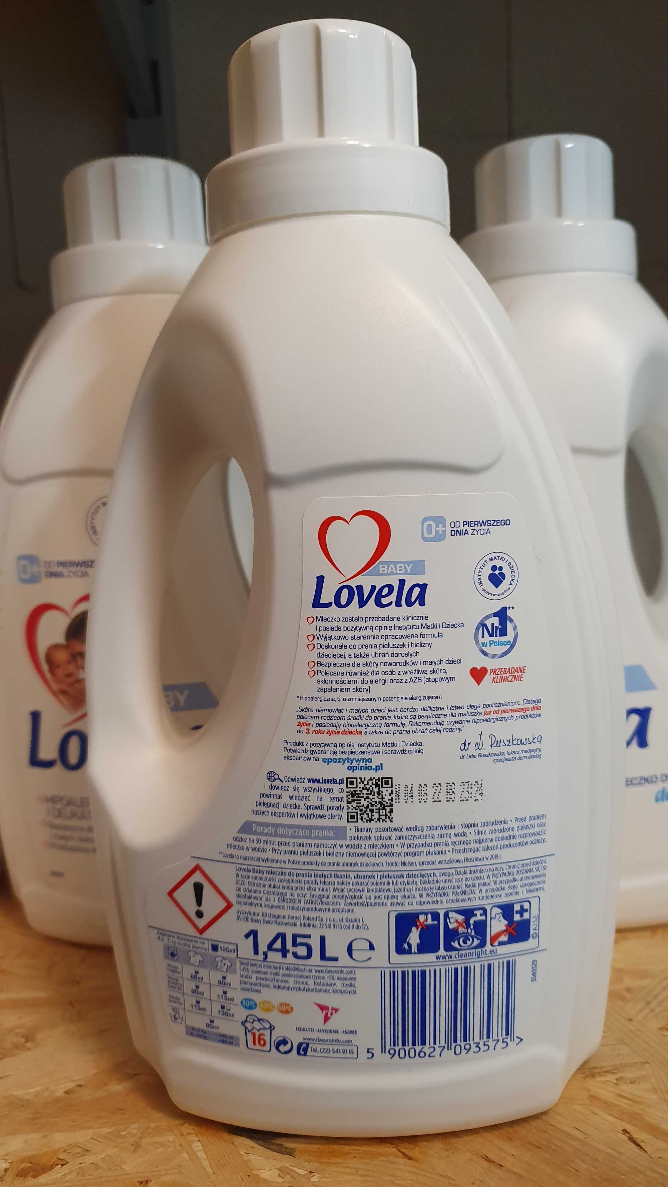 Płyn do prania Lovela 1,45l kolor/do białego