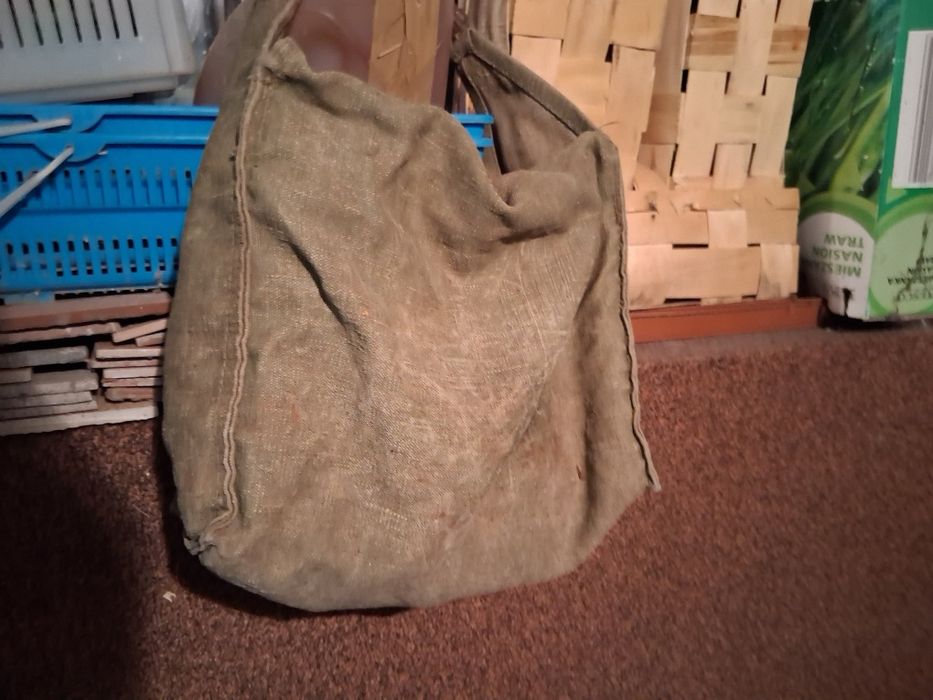 Torba wojskowa brezentowa PRL