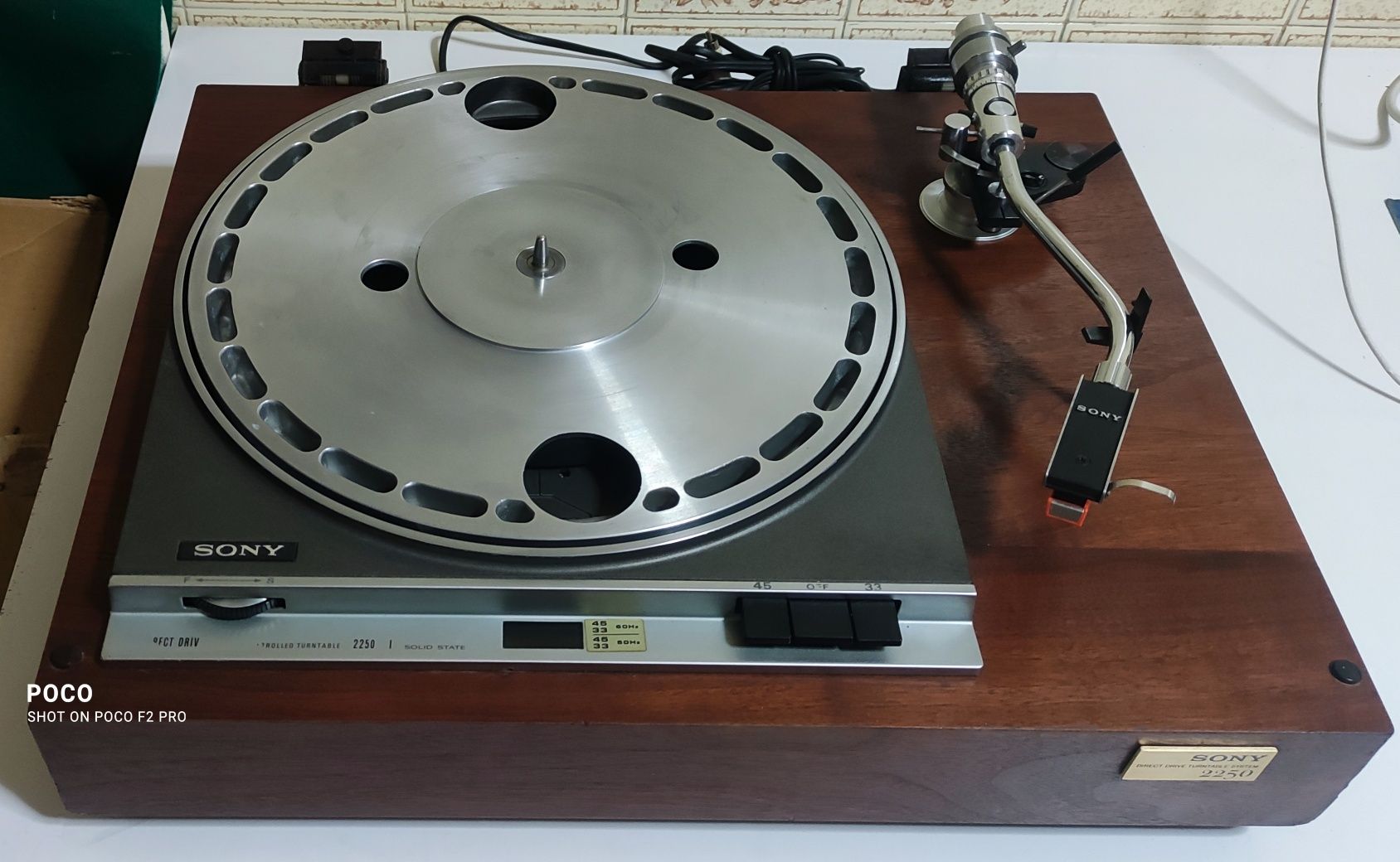 Sony PS 2250 Gira Discos Vintage Raro