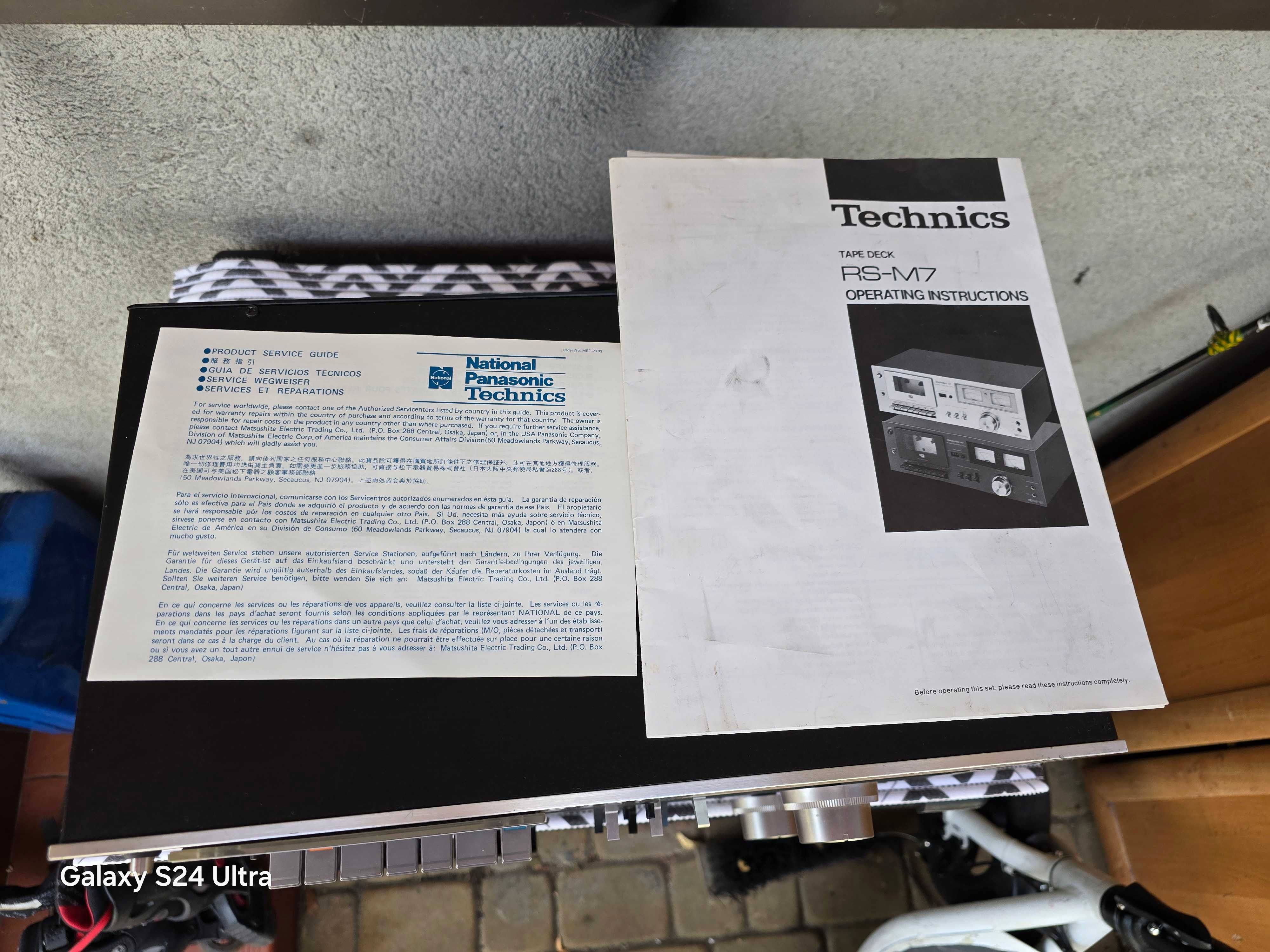 deck technics rs-m7 vintage 2szt