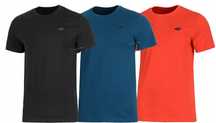 4f Zestaw 3szt. 3-pak Męska Koszulka T-shirt 100% Bawełna / rozm M