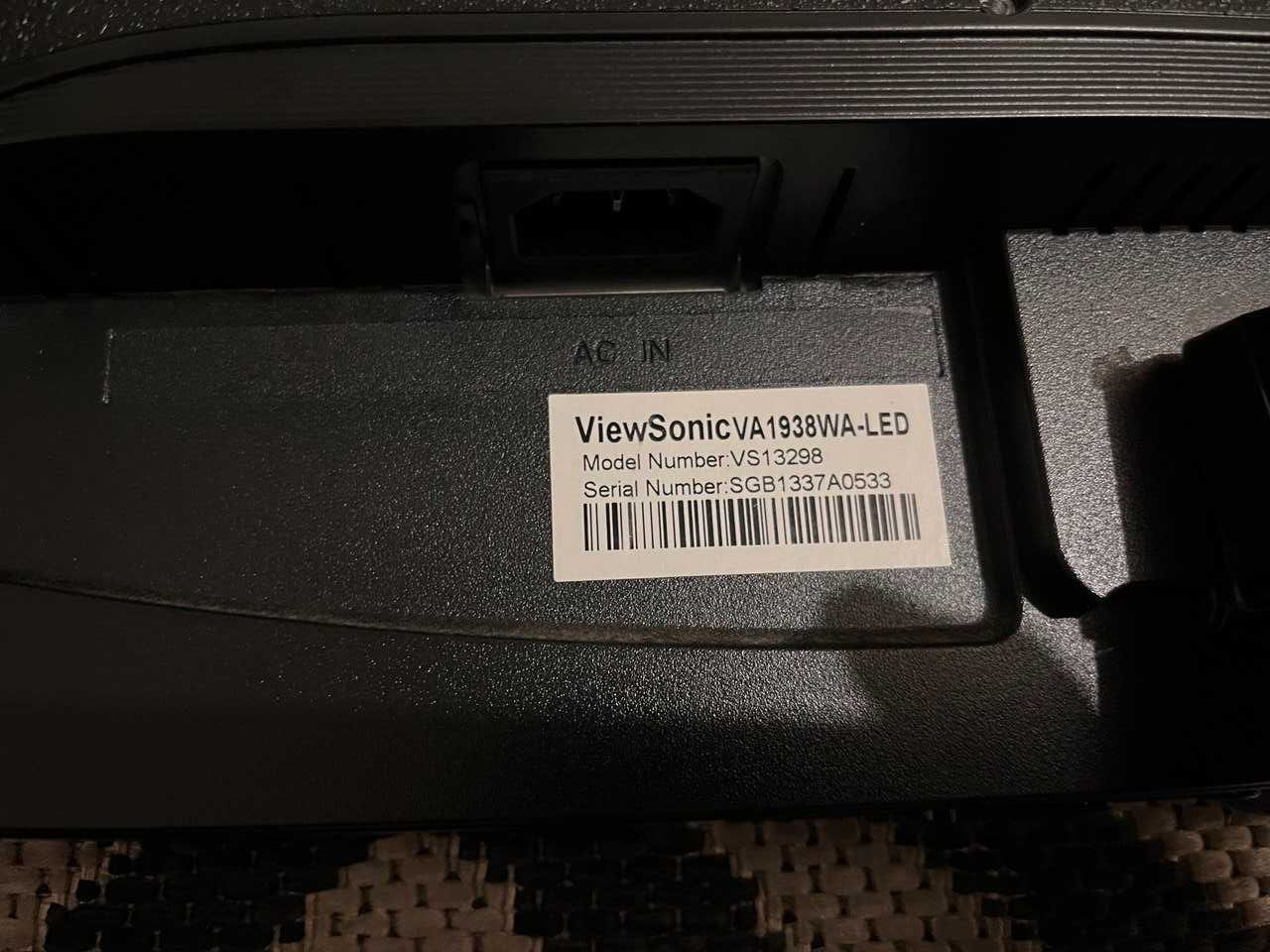 Монітор 19" ViewSonic VA1938WA-LED