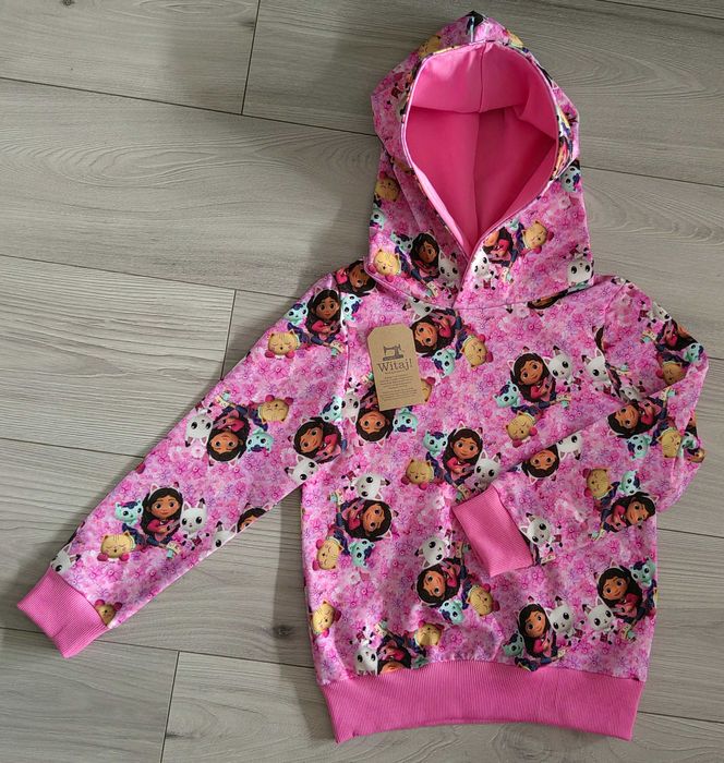 Bluza z kapturem Koci domek Gabi rozm 116