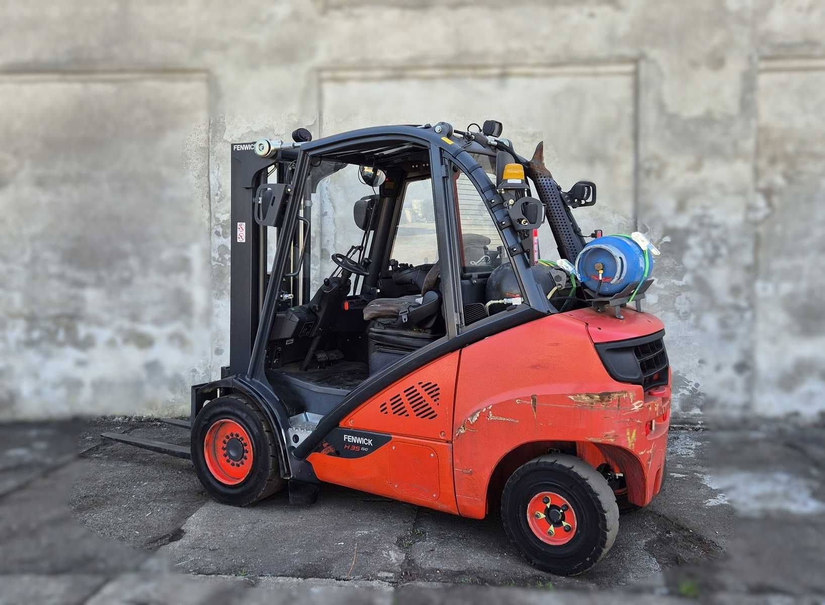 Linde H35 2017r . TRIPLEX z wolnym skokiem , 4 sekcje , wózek widłowy