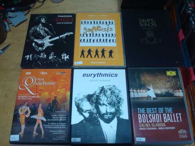 lote 24 dvds musicais ver descrição