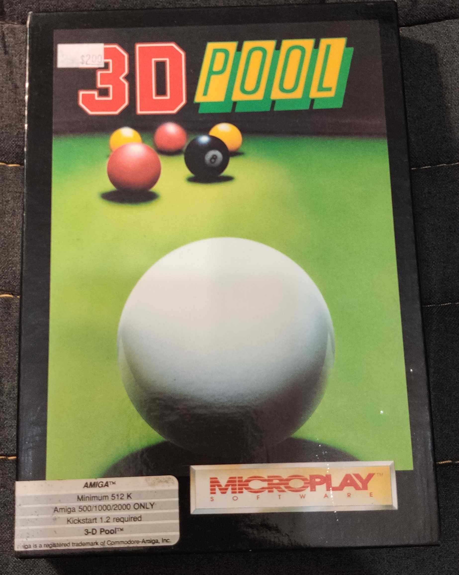 3d Pool gra na Amigę big box stan bdb