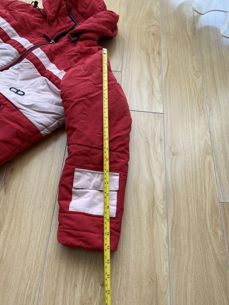 Зимний лыжный костюм на девочку 9-11 лет 140см