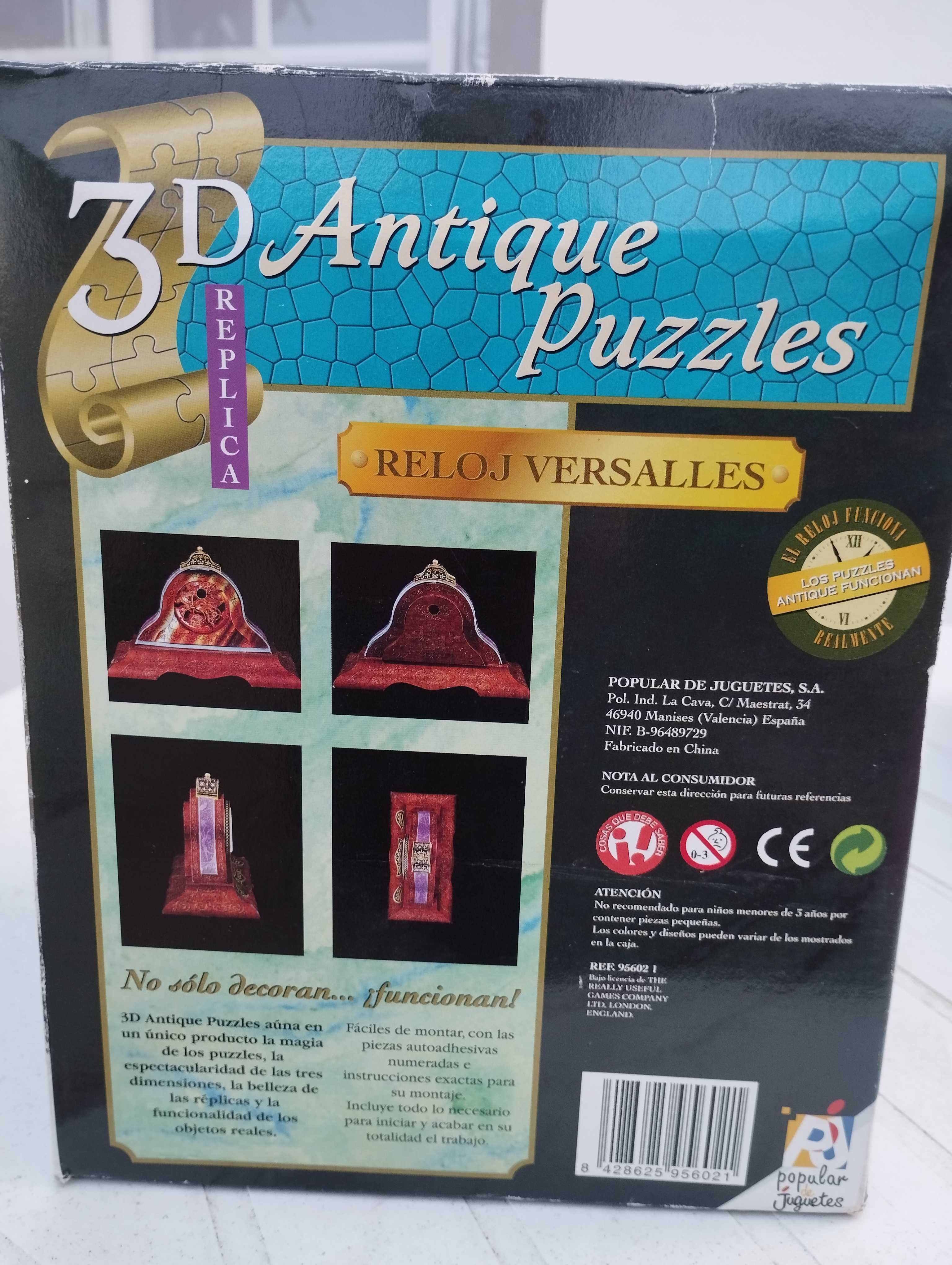 Puzzle 3D Reloj Versailles