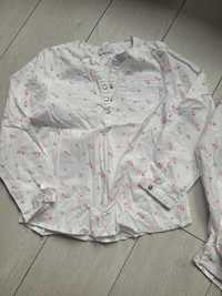 Bluzka z dlugim rekawem koszula dla siostr zestaw 122 146