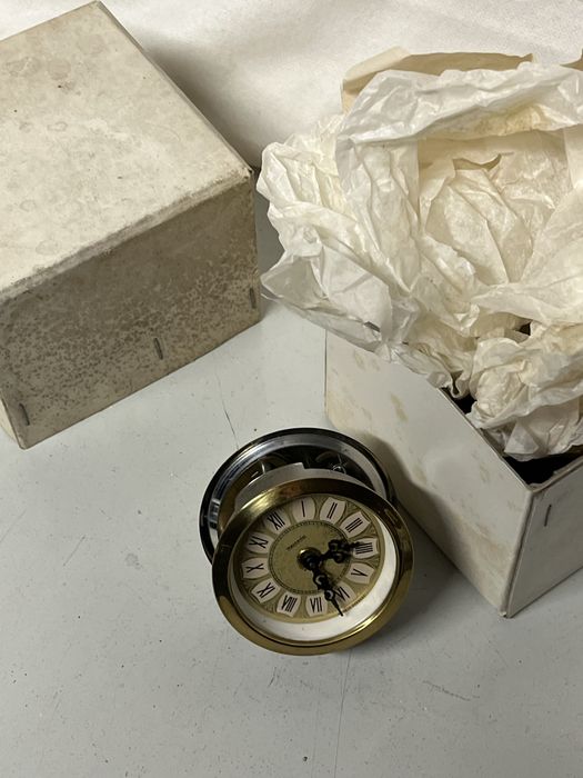 Zegar mechaniczny Mercedes do zabudowy – Made in Germany, lata 70./80.
