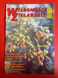 Wiadomości zielarskie nr 11/1993, listopad 1993