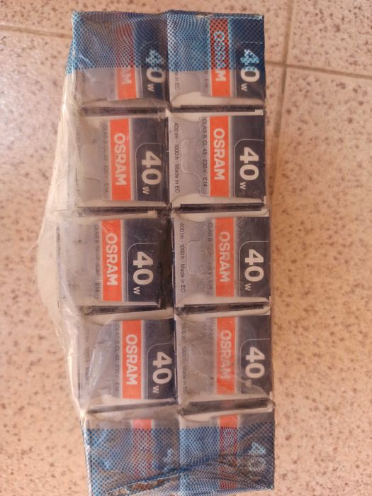 Lâmpadas OSRAM classic 40w