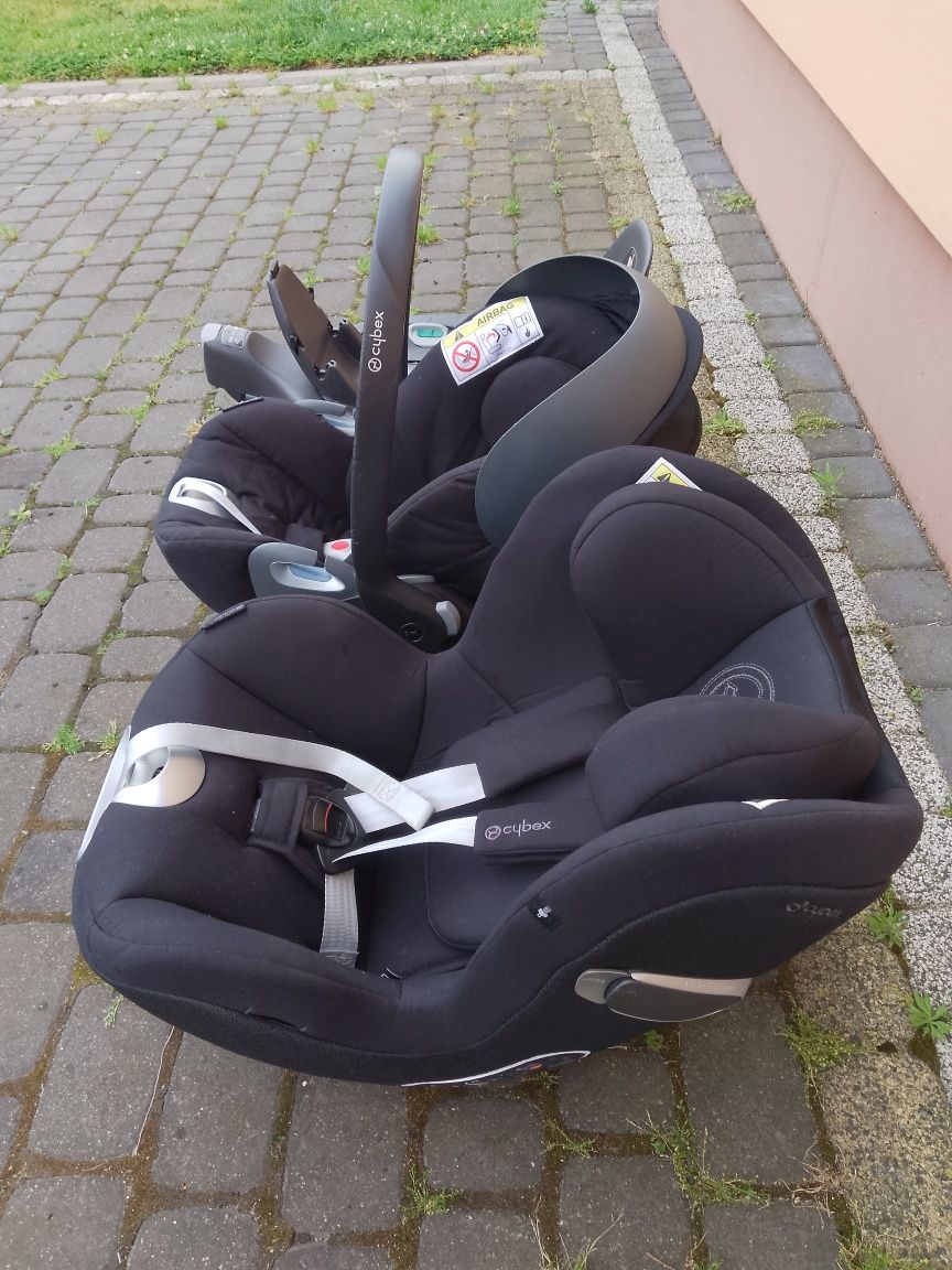 Baza obrotowa 360 + 2x fotelik Cybex