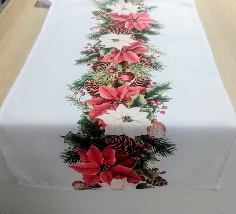 Bieżnik świąteczny Boże Narodzenie wzory gwiazdka