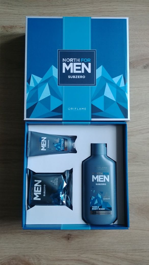 Oriflame Zestaw North for Men SubZero dla niego - pudełko prezentowe