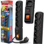 Listwa przedłużacz przeciwprzepięciowy ACAR F5 PRO 1,5m 5 gniazd W0092