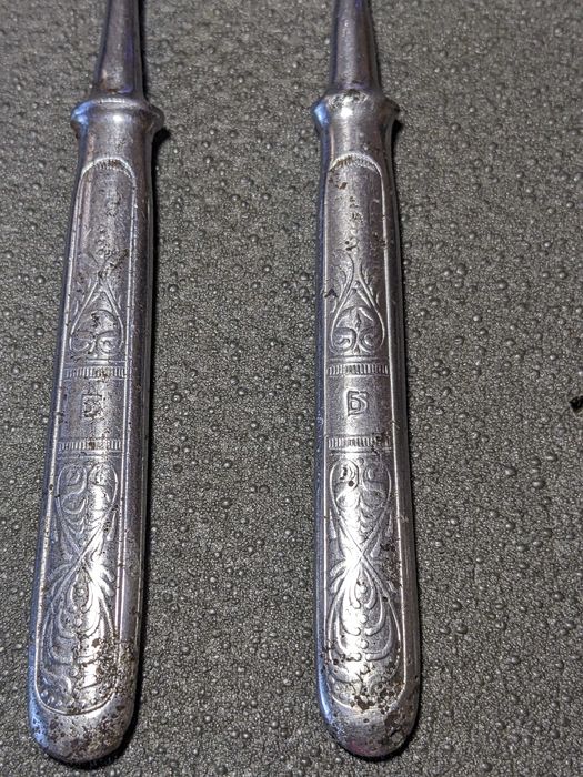 Вилка 2 шт. 50-е годы клеймо завод «Звезда» Беляйково СССР