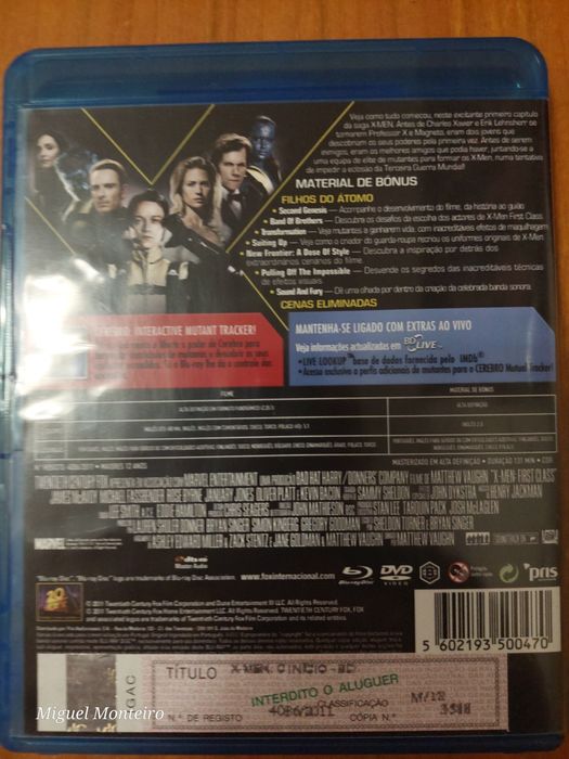 Blu ray X - Men O inicio