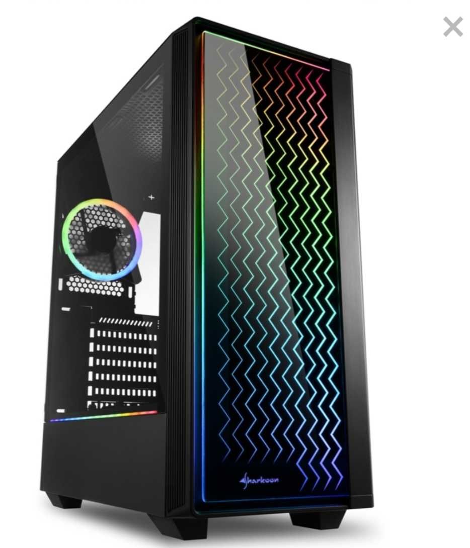 Caixa de computador ATX Sharkoon LIT 200 RGB