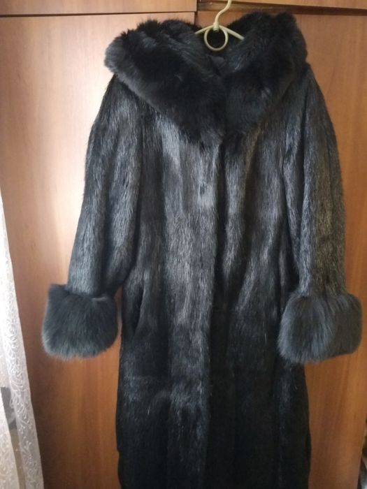 Шуба из меха нутрии