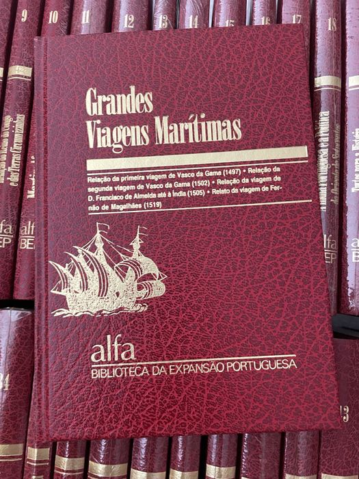 Livros da coleção biblioteca da expanção Portuguesa Alfa