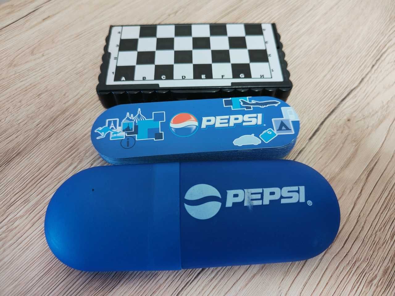 Zestaw gier podróżnych szachy magnetyczne + karty do gry
