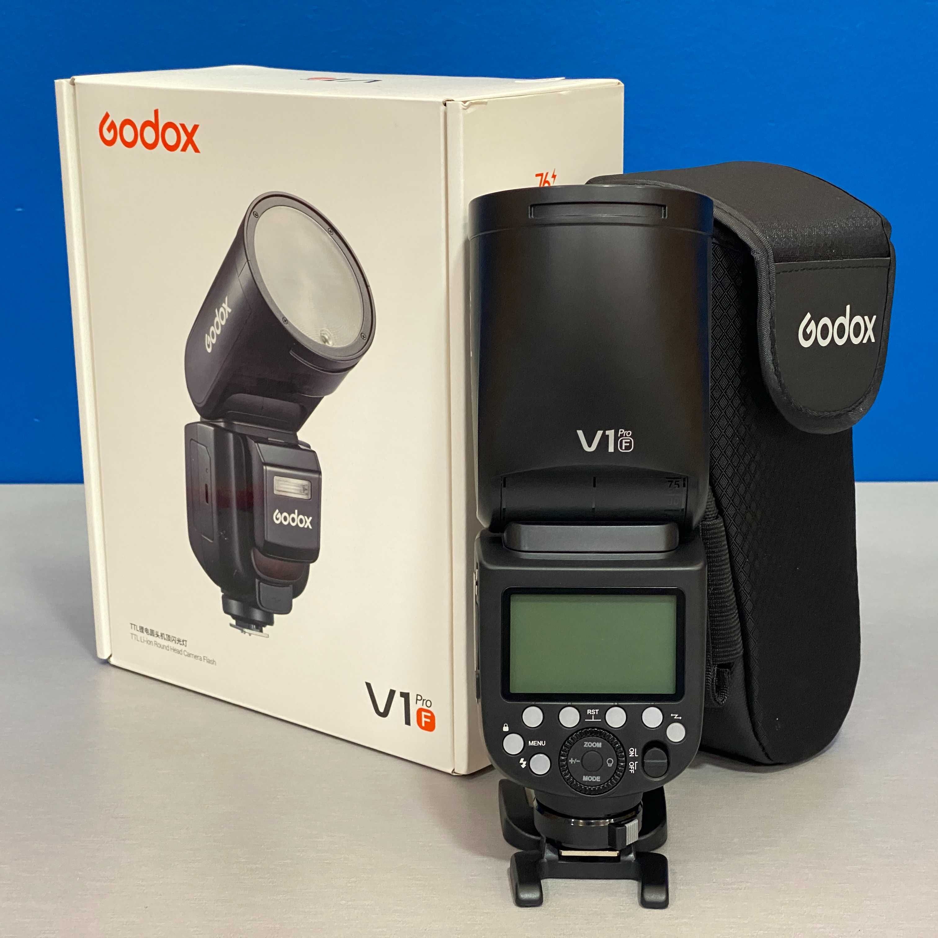 Godox Speedlite V1 Pro (Fujifilm) - NOVO - 3 ANOS DE GARANTIA
