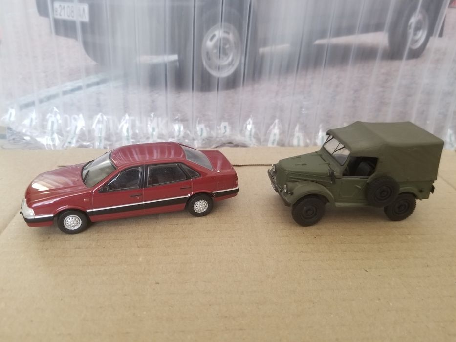 Машинки СМЗ, ГАЗ, Москвич, Иж автолегенды СССР 1:43