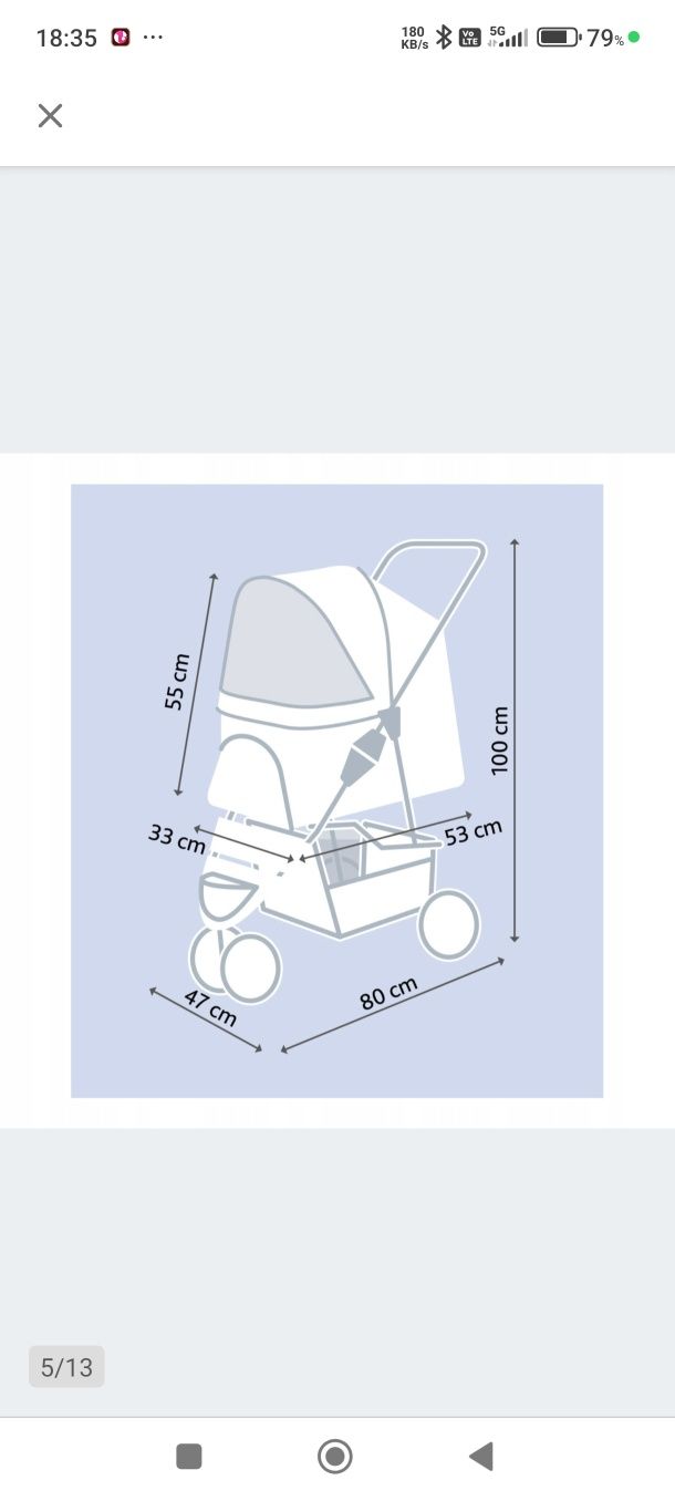 Wózek transporter dla psa i kota TRIXIE