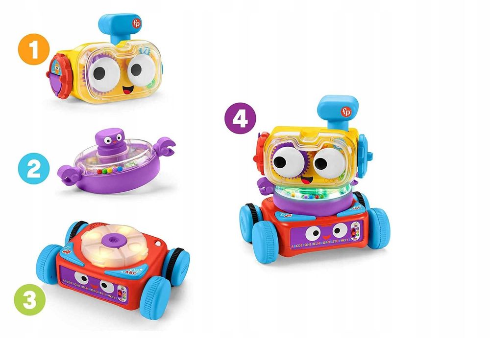Zabawka FisherPrice Uczący Przyjaciel Robot 4w1 FRANCUSKA WERSJA C56