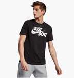 Мужская Футболка Nike Just Do It Big Swoosh Оригинал Идеал S-M Drill