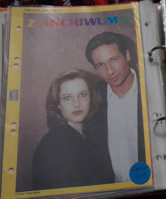 Kolekcjonerska karteczka do segregatora lata 90