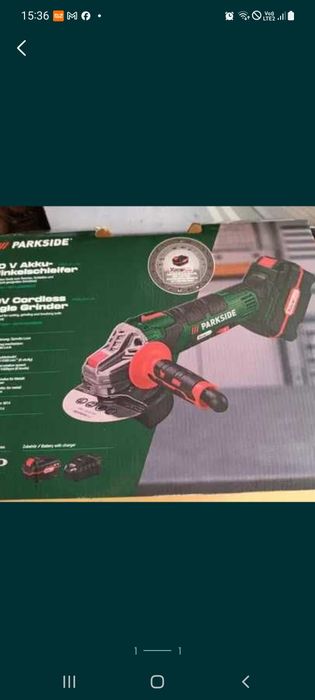 Akumulatorowa Nowa szlifierka kątowa PWSA 20-Li D4, 20 V