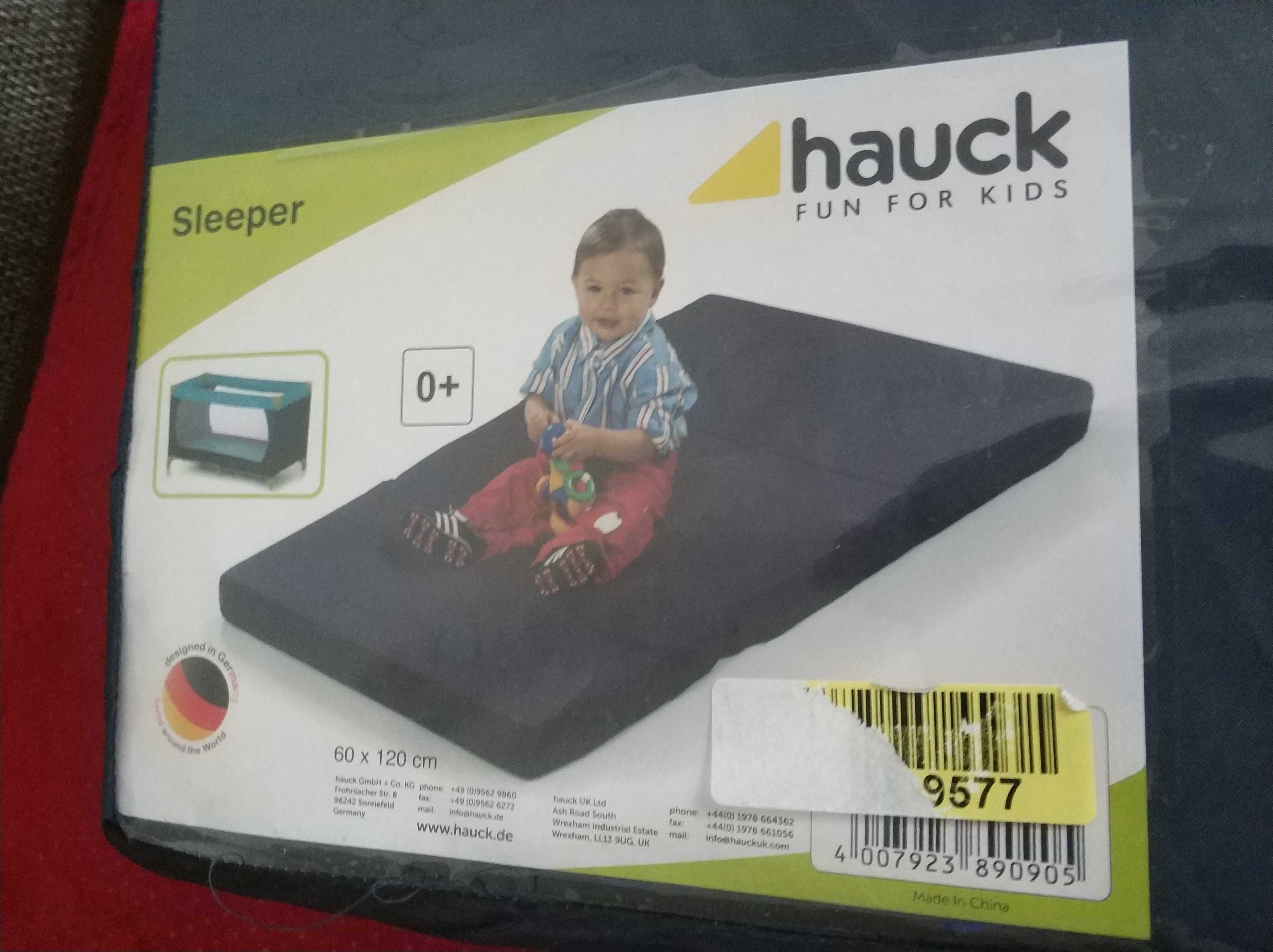 Materac do łóżeczka dziecięcy Hauck składany 120x60 dla Dziecka