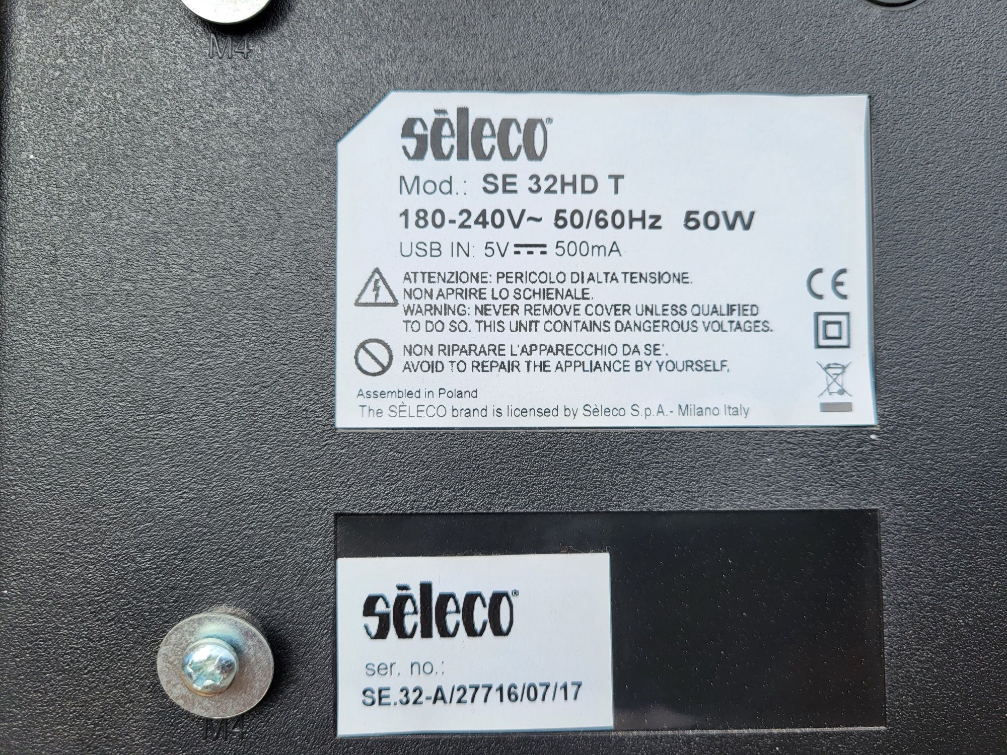 Telewizor seleco 32 cale