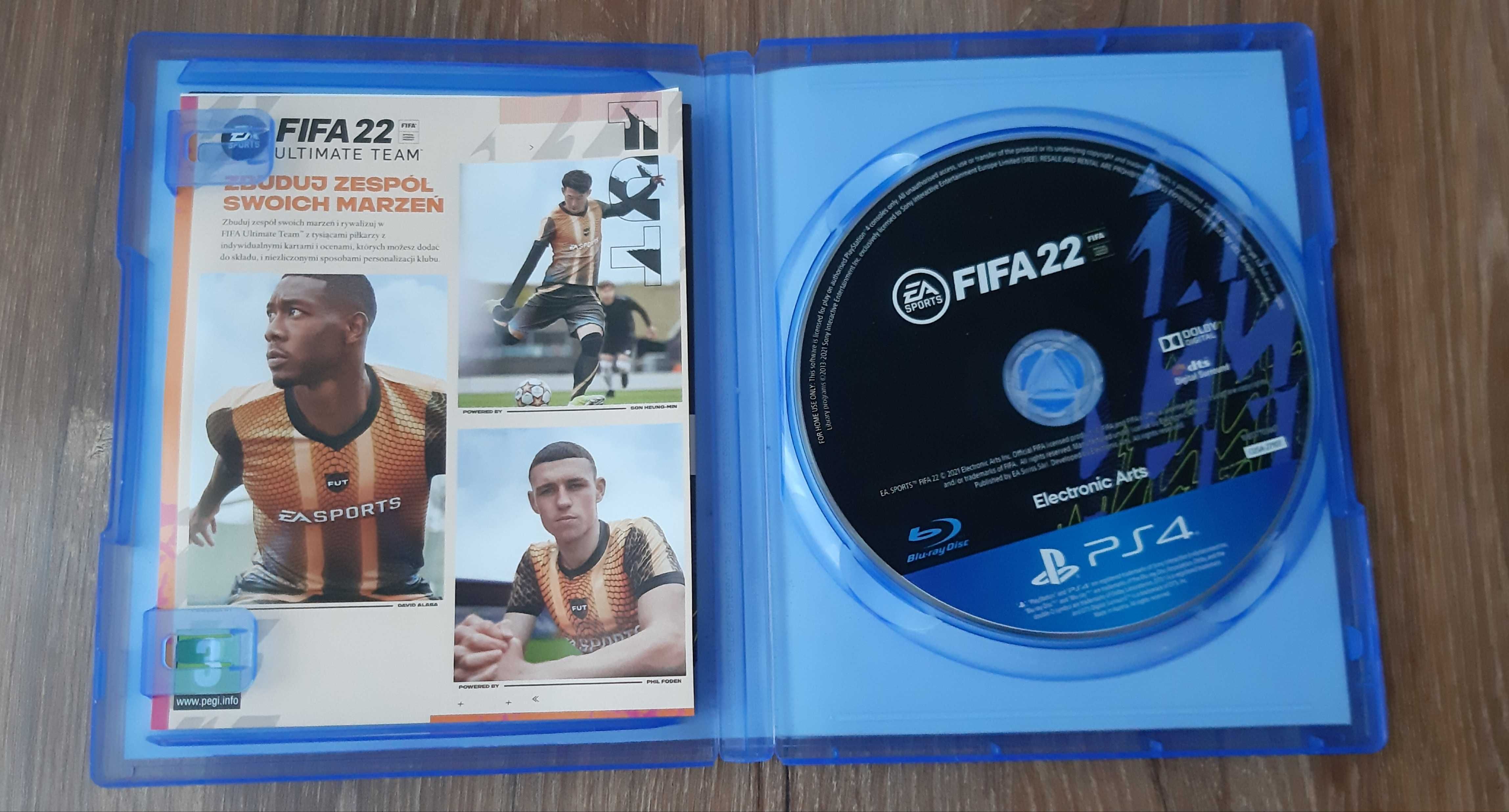 Gra FIFA22 PS4 polska wersja